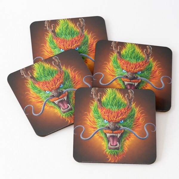 Item preview, Oriental Dragon 3D Fantasy Color Poster Sticker Asia Art designed and sold by Keltoi-art.