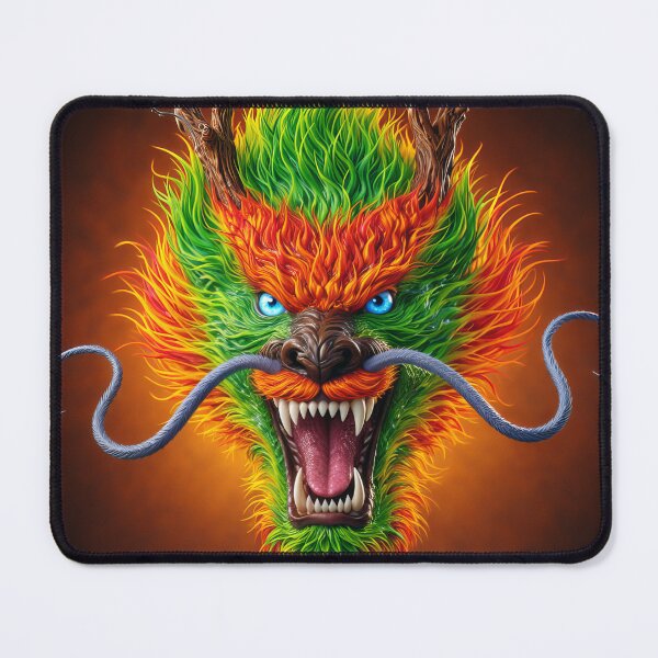 Item preview, Oriental Dragon 3D Fantasy Color Poster Sticker Asia Art designed and sold by Keltoi-art.