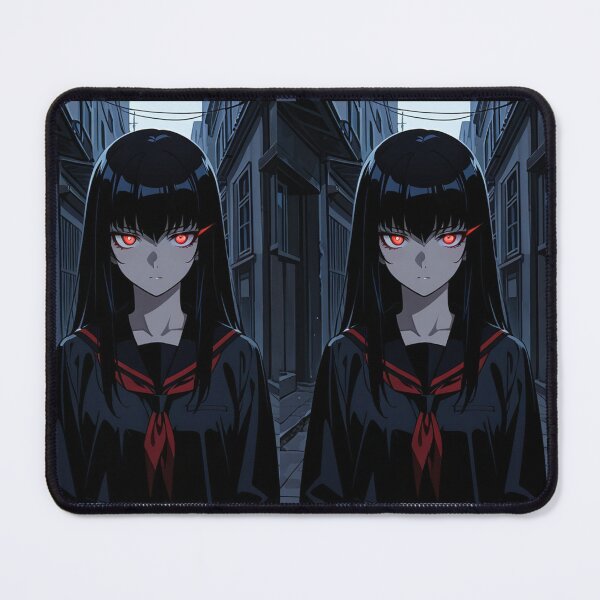 Item preview, Anime - Girl Red Eyes Sailor Uniform Alley designed and sold by AnimeShin.