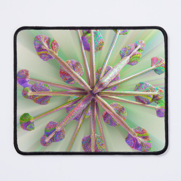 Item preview, Organic 3D Structure Iridescent Psychedelic Star Art Poster designed and sold by Keltoi-art.