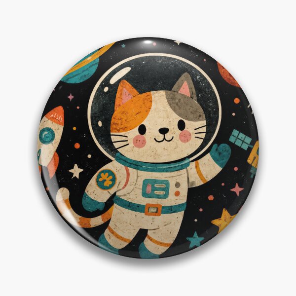 Item preview, Wall Art - Postcard - #1 - Cosmic Cat Explorer designed and sold by ForeverPrintsOK.