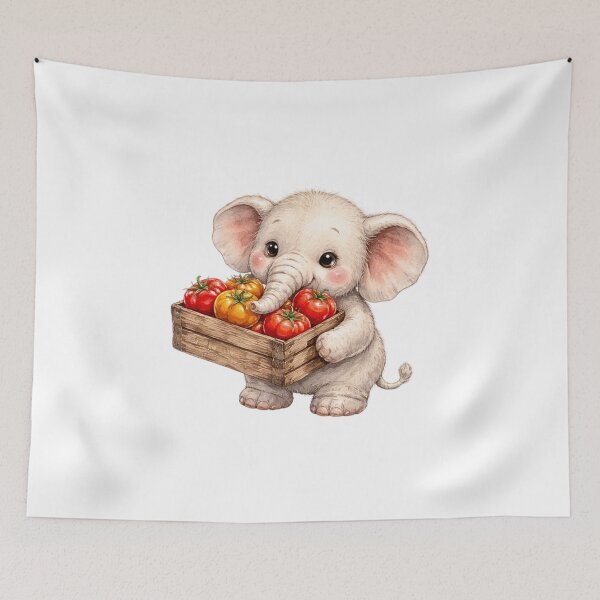Item preview, Heirloom Tomatoes Elephant Farmers Market Aesthetic designed and sold by AQUILAKREO.
