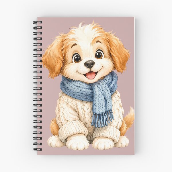 Item preview, Cute Puppy Cozy Winter Sweater Scarf designed and sold by ArtdesignsA.