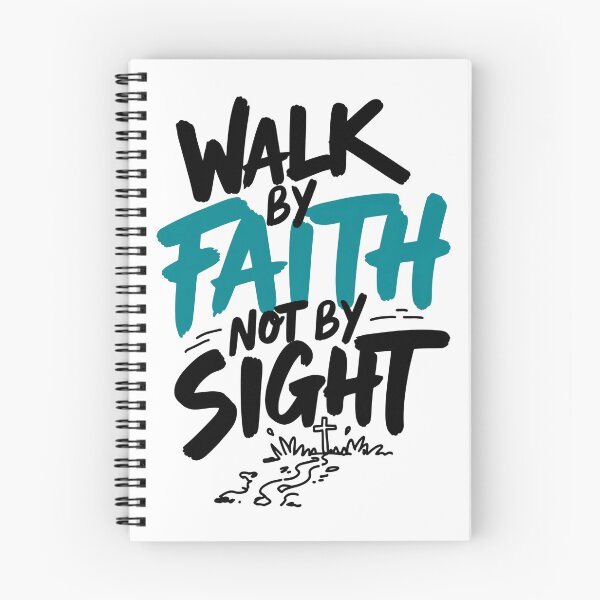 Item preview, Walk By Faith Not By Sight Christian Art designed and sold by IslandTyped.