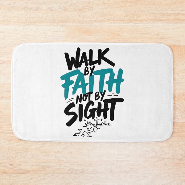 Item preview, Walk By Faith Not By Sight Christian Art designed and sold by IslandTyped.