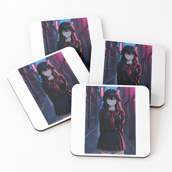 Item preview, Anime - Girl Sailor Uniform Red Neon Alley designed and sold by AnimeShin.