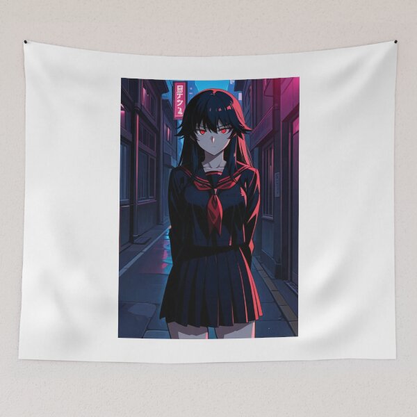 Item preview, Anime - Girl Sailor Uniform Red Neon Alley designed and sold by AnimeShin.