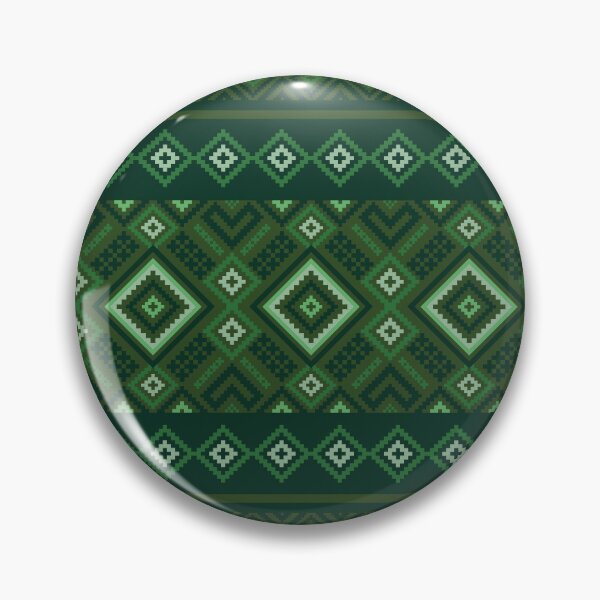 Item preview, Green Tribal Geometric Seamless Ornament Pattern designed and sold by PowerAntShop.