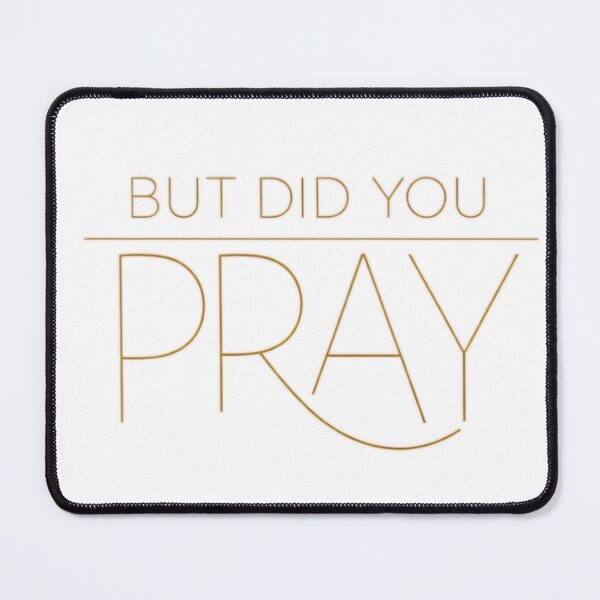 Item preview, But Did You Pray – Minimal Gold Line Art Design T-Shirt designed and sold by MerchlyMike.