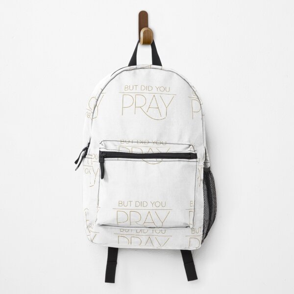 Item preview, But Did You Pray – Minimal Gold Line Art Design T-Shirt designed and sold by MerchlyMike.