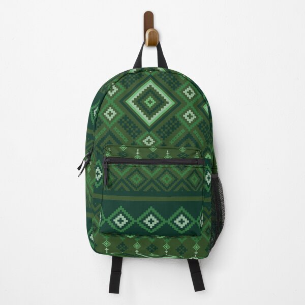 Item preview, Green Tribal Geometric Seamless Ornament Pattern designed and sold by PowerAntShop.