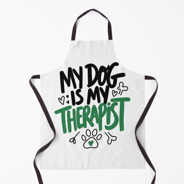 Item preview, My Dog Is My Therapist Funny Pet Lover Art designed and sold by IslandTyped.