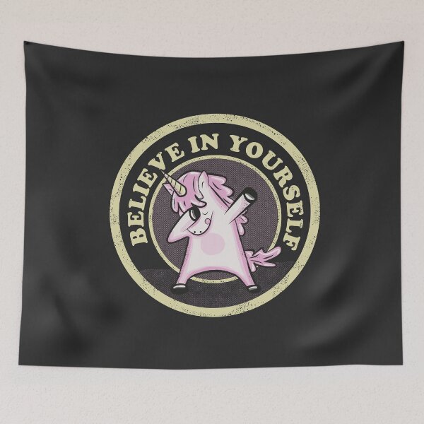 Item preview, Believe In Yourself Funny Unicorn designed and sold by beboplab.