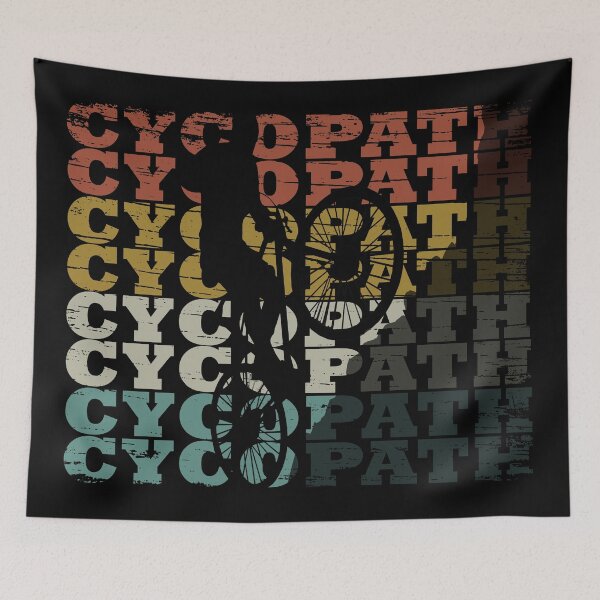 Item preview, Funny mountain biker biking quotes puns - Cycopath designed and sold by Alexaltay.
