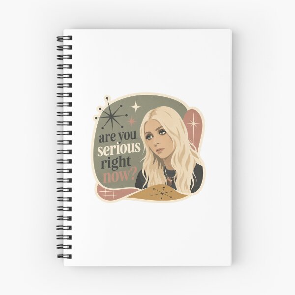 Item preview, Are You Serious Right Now? Retro Mid Century Exhausted Girl Sticker designed and sold by Urbantheseus.