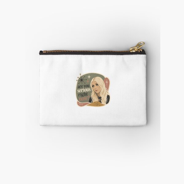 Item preview, Are You Serious Right Now? Retro Mid Century Exhausted Girl Sticker designed and sold by Urbantheseus.
