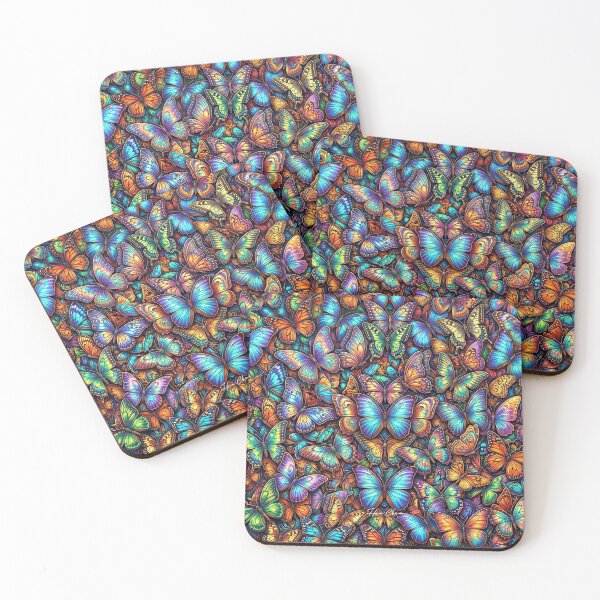 Item preview, Psychedelic Neon Butterfly Dream designed and sold by Hen-C-Art.