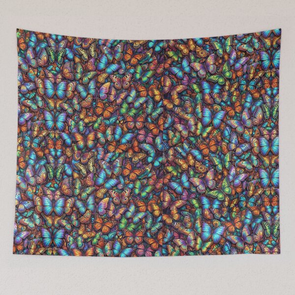 Item preview, Psychedelic Neon Butterfly Dream designed and sold by Hen-C-Art.