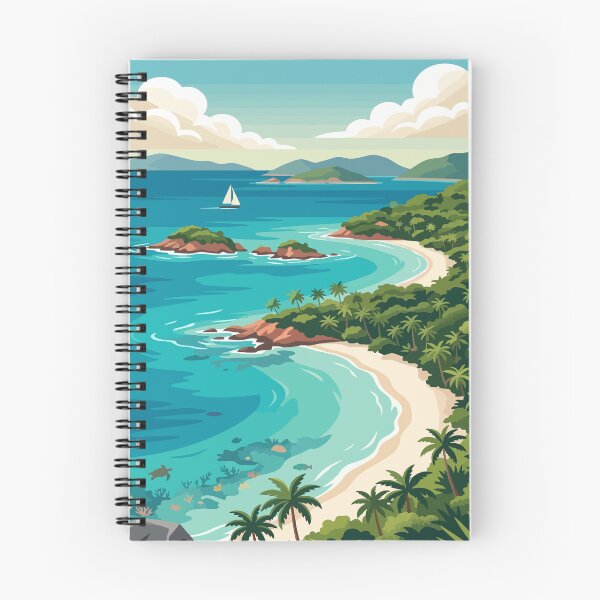 Item preview, Virgin Islands National Park USA Travel Vintage designed and sold by RareDeerArt.