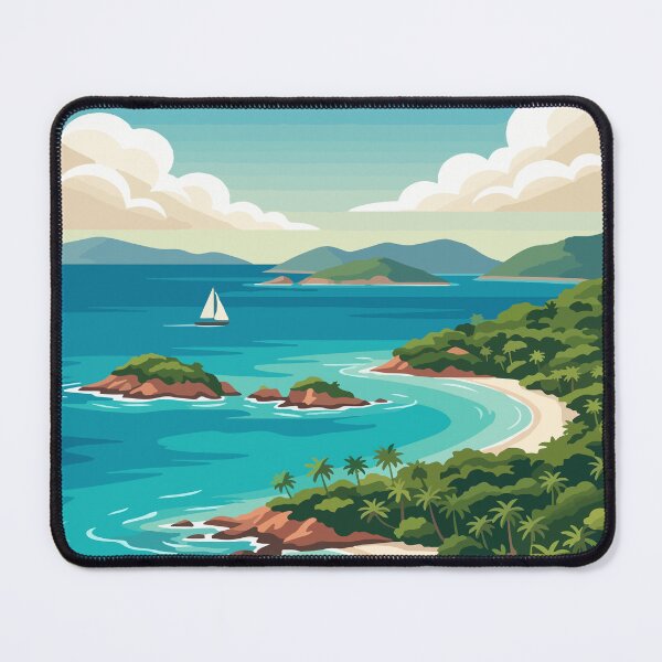 Item preview, Virgin Islands National Park USA Travel Vintage designed and sold by RareDeerArt.