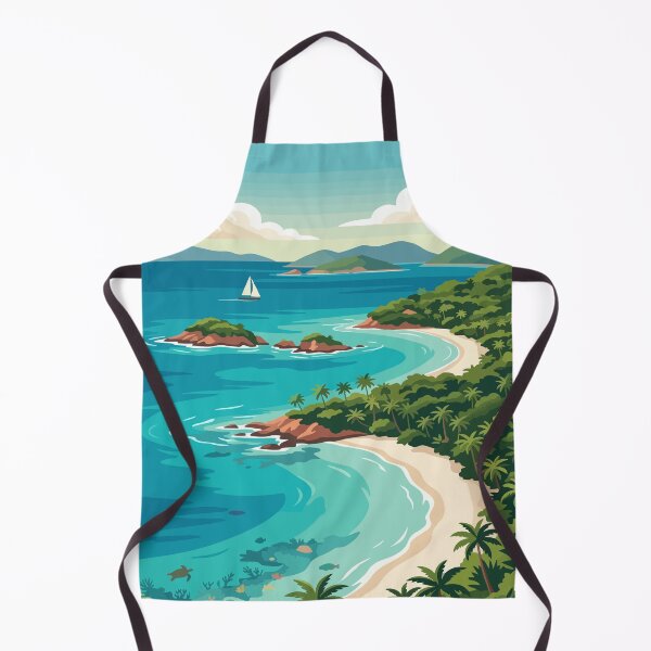 Item preview, Virgin Islands National Park USA Travel Vintage designed and sold by RareDeerArt.