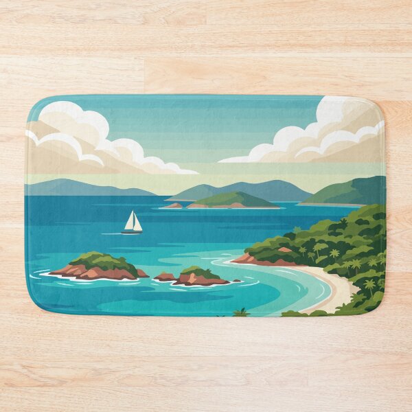 Item preview, Virgin Islands National Park USA Travel Vintage designed and sold by RareDeerArt.