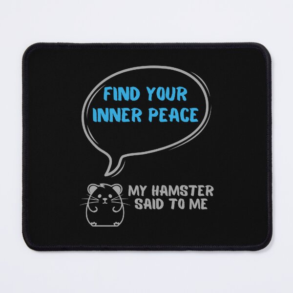 Item preview, Peaceful Hamster Spiritual Chaos Energy Meme designed and sold by CleanDecor.