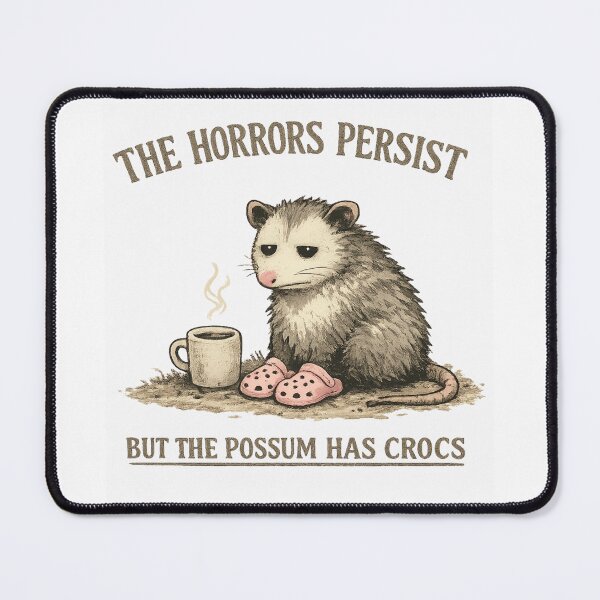 Item preview, Funny Possum Meme Crocs Opossum Shirt Cute Mental Health Humor designed and sold by Region.