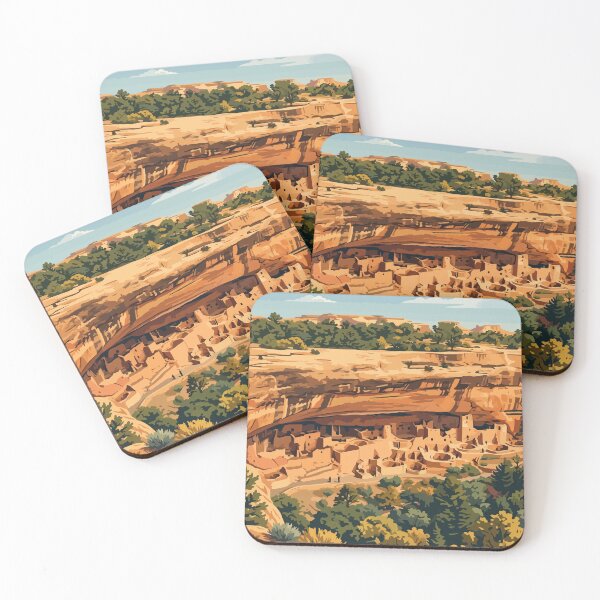 Item preview, Mesa Verde National Park USA Travel Vintage designed and sold by RareDeerArt.