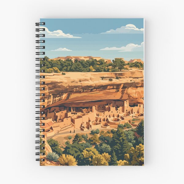 Item preview, Parque Nacional Mesa Verde, EE. UU. Viajes vintage designed and sold by RareDeerArt.