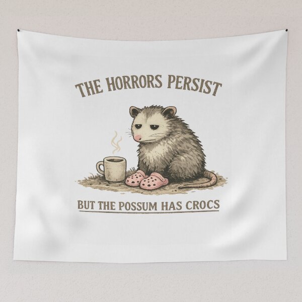 Item preview, Funny Possum Meme Crocs Opossum Shirt Cute Mental Health Humor designed and sold by Region.