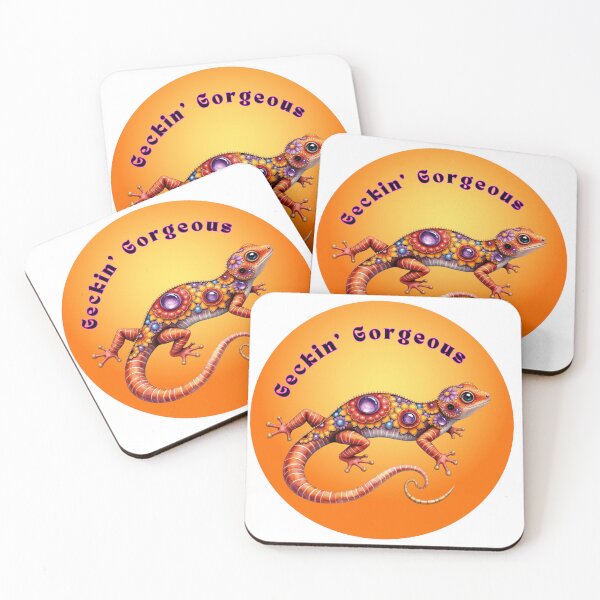 Item preview, Geckin’ Gorgeous Retro Gecko Shirt | Colorful Reptile Lover T-Shirt | Funky Boho Gecko Graphic Tee designed and sold by Ashes to Artistry.