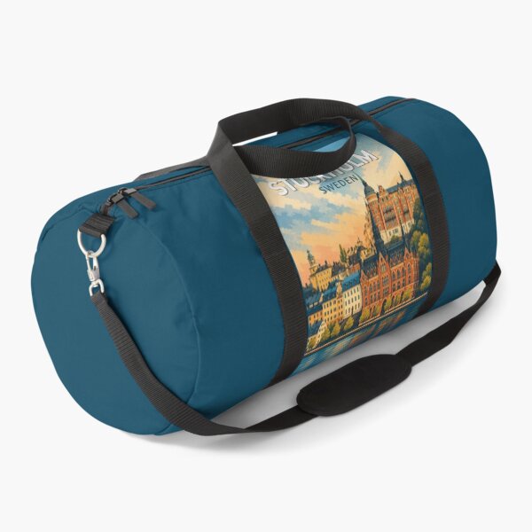 Item preview, Stockholm Sweden Illustration Travel Art Vintage designed and sold by KrisSidDesigns.