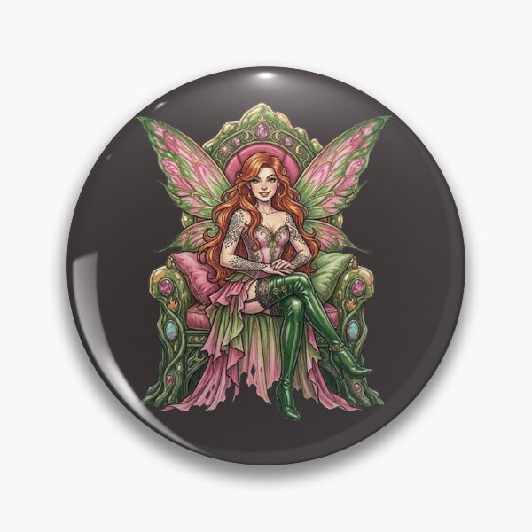 Item preview, Fairy Pinup #4 RPG Sticker designed and sold by AestheticRPG .