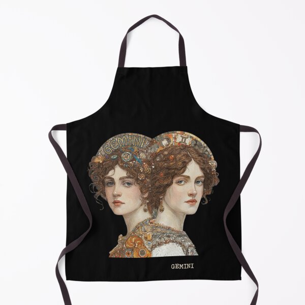 Item preview, Gemini Zodiac Art - Vintage Nouveau Twin Goddesses designed and sold by KissMyBerry.