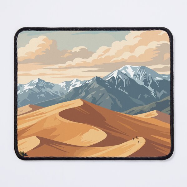 Item preview, Great Sand Dunes National Park USA Travel Vintage designed and sold by RareDeerArt.
