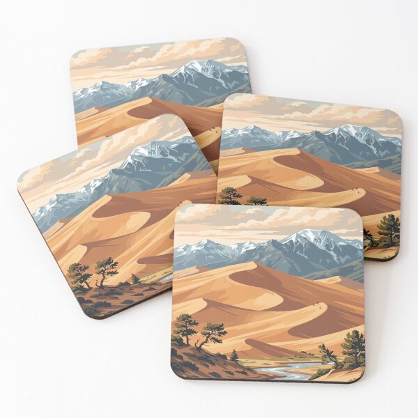 Item preview, Great Sand Dunes National Park USA Travel Vintage designed and sold by RareDeerArt.