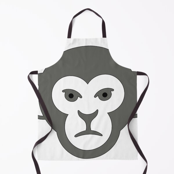 Item preview, Minimalist Geometric Chimpanzee Monkey Logo Sticker T-shirt designed and sold by Keltoi-art.