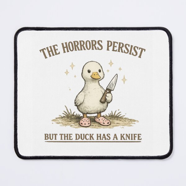 Item preview, Funny Duck With Knife Meme Cute Chaotic Duck Shirt designed and sold by Region.