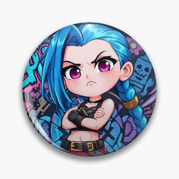 Item preview, Chibi Jinxy Fan Art designed and sold by RespawnPixie.