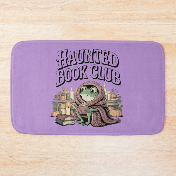 Item preview, Haunted Book Club Cozy Frog Reader Autumn Aesthetic designed and sold by Raw Tigers.