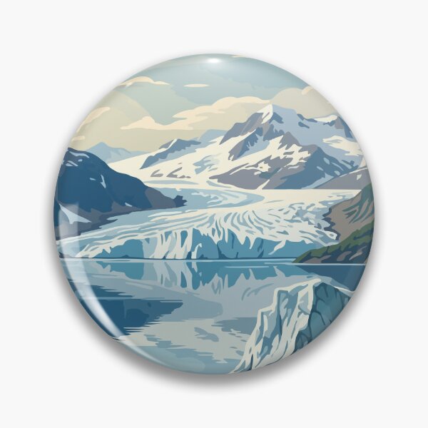 Item preview, Kenai Fjords National Park USA Travel Vintage designed and sold by RareDeerArt.