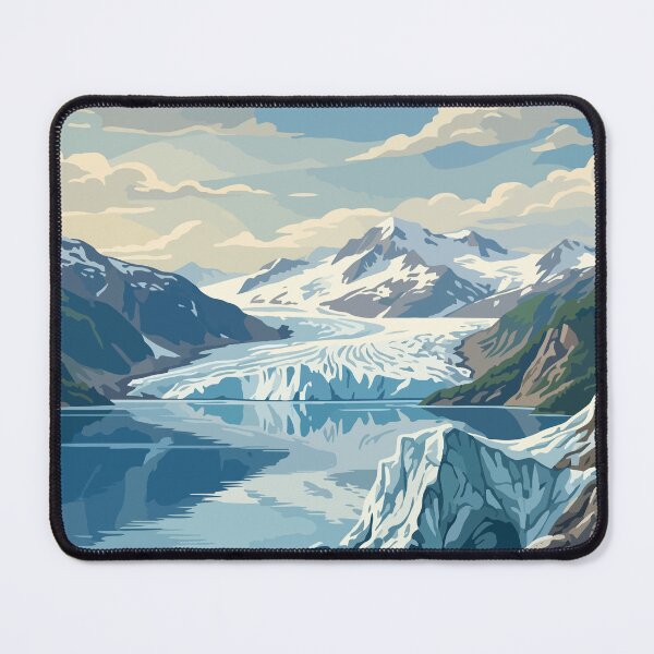 Item preview, Kenai Fjords National Park USA Travel Vintage designed and sold by RareDeerArt.