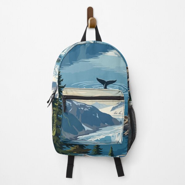 Item preview, Kenai Fjords National Park USA Travel Vintage designed and sold by RareDeerArt.