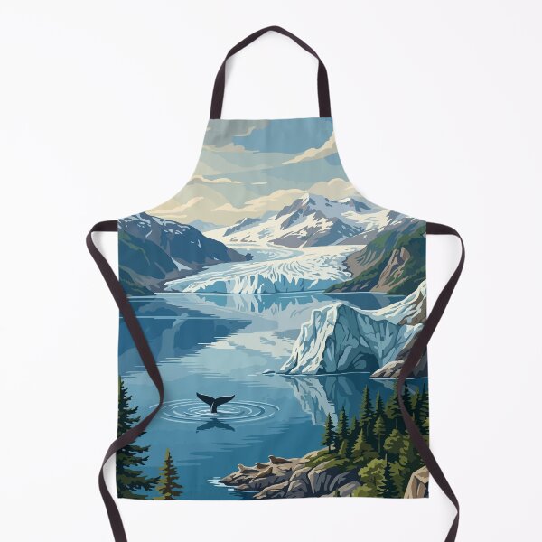 Item preview, Kenai Fjords National Park USA Travel Vintage designed and sold by RareDeerArt.