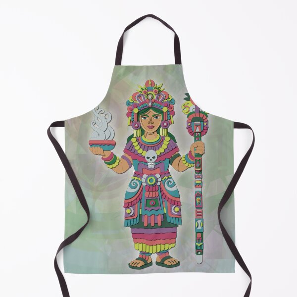 Item preview, Aztec Mayan Priestess Sun Goddess Colorful Vector Art designed and sold by Keltoi-art.