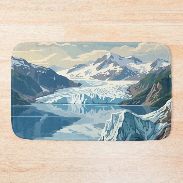Item preview, Kenai Fjords National Park USA Travel Vintage designed and sold by RareDeerArt.