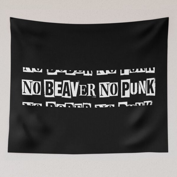 Item preview, No Beaver No Punk No.2 Distressed Punk Aesthetic designed and sold by NO BEAVER NO PUNK.