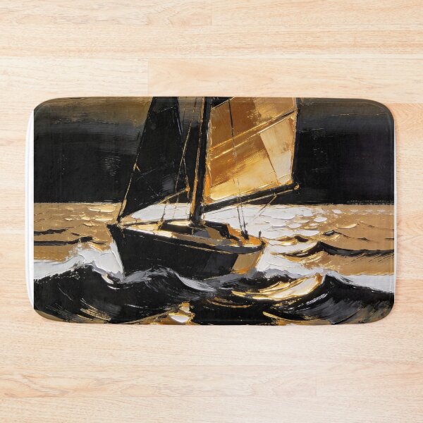 Item preview, Sailboat at sunset on the ocean designed and sold by paulrommer.