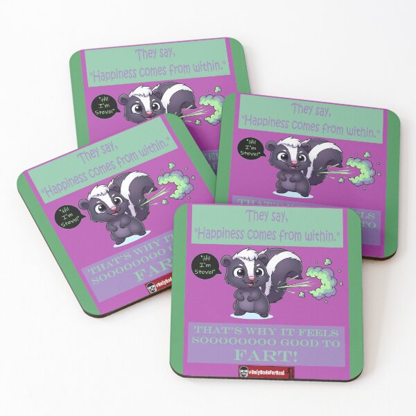 Item preview, Farting Skunk (Purple) *More Colors Available in Collection designed and sold by OnlyDadsForReal.